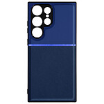 Avizar Coque pour Samsung Galaxy S23 Ultra rigide avec contour souple antichoc  Bleu