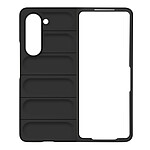 Avizar Coque pour Samsung Galaxy Z Fold 5 Silicone Gel Souple et Robuste  Noir