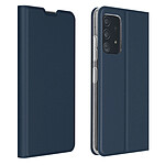 Dux Ducis Housse pour Samsung Galaxy A52 et A52s Étui Porte-carte Fonction Support Vidéo  Bleu Nuit