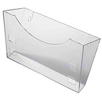 HELIT support mural pour porte revue H61025 et H61026, transparent