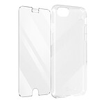 Muvit Coque et Verre Trempé pour iPhone 6 et 6S et 7 et 8 et SE 2020 et SE 2022  Transparent