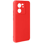 Avizar Coque pour Xiaomi 13T et 13T Pro Semi-rigide Soft-touch Anti-traces Rouge