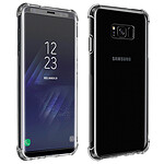 Avizar Pack Protection Samsung Galaxy S8 Plus Coque Souple + Verre Trempé Transparent