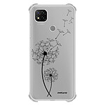 Evetane Coque Xiaomi Redmi 9C anti-choc souple angles renforcés transparente Motif Pissenlit