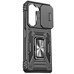 Avizar Coque pour Samsung Galaxy Z Fold 5 Antichoc Cache Caméra Bague Support  Noir