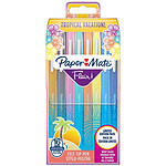 PAPER MATE Pochette de 16 stylos-feutres Flair Tropical pointe moyenne 16 coloris assortis