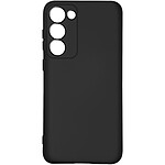 Avizar Coque pour Samsung Galaxy S23 Plus Silicone Semi-rigide Finition Douce au Toucher Fine  Noir