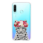 Evetane Coque Huawei P30 Lite/ P30 Lite XL 360 intégrale transparente Motif Leopard Couronne Tendance