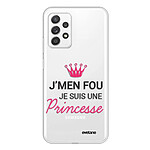 Evetane Coque Samsung Galaxy A72 360 intégrale transparente Motif Je suis une princesse Tendance