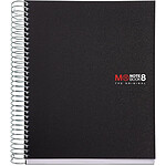 APLI Carnet de notes A5 The Original 148 x 210 mm Perforation 2 trous 400 pages Noir