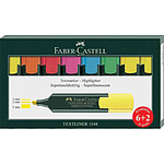 FABER-CASTELL étui de 8 surligneurs 'TEXTLINER 48 REFILL'