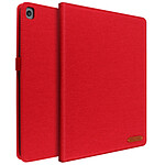 Avizar Housse iPad 9 2021 iPad 8 2020 iPad 7 2019 Porte Cartes Support Rouge