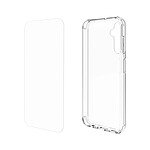 Myway Coque pour Galaxy A25 5G Souple en TPU et Protection d'Écran en Verre Trempé Transparent