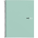 APLI Carnet A4 NB1 80 Feuilles 90g Quadrillées Couverture Rigide AQUA MR