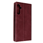 Avizar Pochette pour Samsung Galaxy A34 Portefeuille Support Clapet Magnétique  Bordeaux