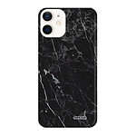 Evetane Coque iPhone 12 mini 360 intégrale transparente Motif Marbre noir Tendance