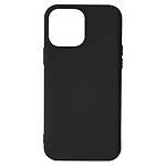 Avizar Coque iPhone 13 Pro Silicone Semi-rigide Finition Soft-touch Noir