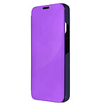 Avizar Étui Clear View pour Samsung Galaxy A54 5G Clapet Miroir Fonction Support  Violet foncé