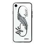 Evetane Coque en verre trempé iPhone Xr Love Life