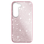 Avizar Coque Paillette pour Samsung Galaxy S23 Plus Hybride Semi-rigide  rose