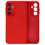 Avizar Coque pour Samsung Galaxy M35 Semi-rigide Soft-touch Anti-traces Rouge