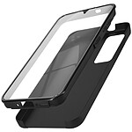 Avizar Coque Intégrale pour Samsung A35 Rigide et Avant Souple Tactile Noir