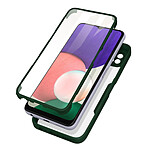 Avizar Coque Samsung A22 5G Dos Plexiglas Avant Polymère Antichoc Contour vert