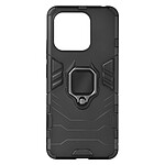 Avizar Coque pour Xiaomi Redmi 12C Hybride Antichoc Bague Métallique Support  Noir