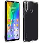 Avizar Coque Huawei Y6p Silicone Souple et Film Verre Trempé 9H transparent