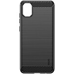 Avizar Coque pour Samsung Galaxy A05 Effet Carbone Silicone Flexible Antichoc  Noir