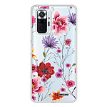 Evetane Coque Xiaomi Redmi Note 10 Pro 360 intégrale transparente Motif Fleurs Multicolores Tendance