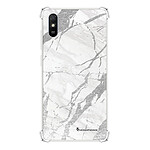 LaCoqueFrançaise Coque Xiaomi Redmi 9A Silicone antichocs Solides coins renforcés  transparente Motif Marbre gris