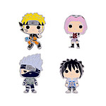 Naruto - Set 4 pin's émaillés POP! Pin Naruto Team 7 4 cm