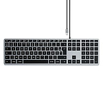 Satechi Clavier Slim W3 filaire USB-C AZERTY - Space Grey