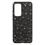 Avizar Coque pour Xiaomi 12 et 12X Paillette Feuille Amovible Silicone Semi-rigide  Noir