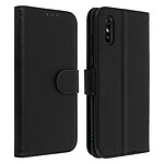 Avizar Étui Xiaomi Redmi 9A Housse Protection avec Porte-carte Support Vidéo Noir