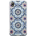 BigBen Connected Coque pour Huawei Y5 2019 Rigide avec Motifs Inspiration Orientale Bleu