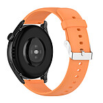 Avizar Bracelet pour Huawei Watch 3 Pro Silicone Souple Orange