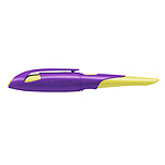 STABILO Stylo plume -EASYbirdy- Stylo ergonomique rechargeable - Violet/Jaune - Droitier