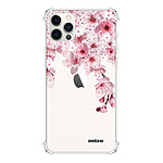 Evetane Coque iPhone 12/12 Pro anti-choc souple angles renforcés transparente Motif Cerisier