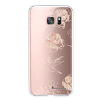 LaCoqueFrançaise Coque Samsung Galaxy S7 Edge 360 intégrale transparente Motif Fleurs Blanches Tendance