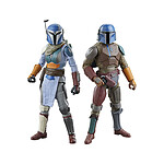 Star Wars : The Mandalorian Black Series - Pack 2 figurines Mandalorian Shriek-Hawk Trainers 15