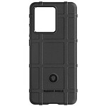 Avizar Coque pour Motorola Edge 40 Neo 5G Silicone Antichoc Motif en relief  Noir