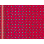 CLAIREFONTAINE Rouleau Papier Cadeau 80g Tiny Rolls 5x0,35m, Pois vert - Rouge