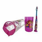 Tinokou Kit de 3 Pièces pour Enfant à Motif Dora l'Exploratrice Multicolore