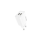 Muvit Chargeur Secteur USB-A 12W Plastique Recyclé Blanc