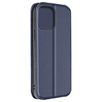 Avizar Étui pour iPhone 14 Pro Max Double Poche Support Collection Dual Pockets  Bleu Nuit