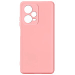 Avizar Coque pour Xiaomi Redmi Note 12 Pro Silicone Semi-rigide Finition Douce au Toucher Fine  Rose