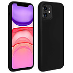 Avizar Coque iPhone 11 Silicone Semi-rigide Mat Finition Soft Touch Noir