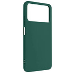 Avizar Coque Poco X4 Pro 5G Flexible Finition Mat Anti-trace Vert Forêt